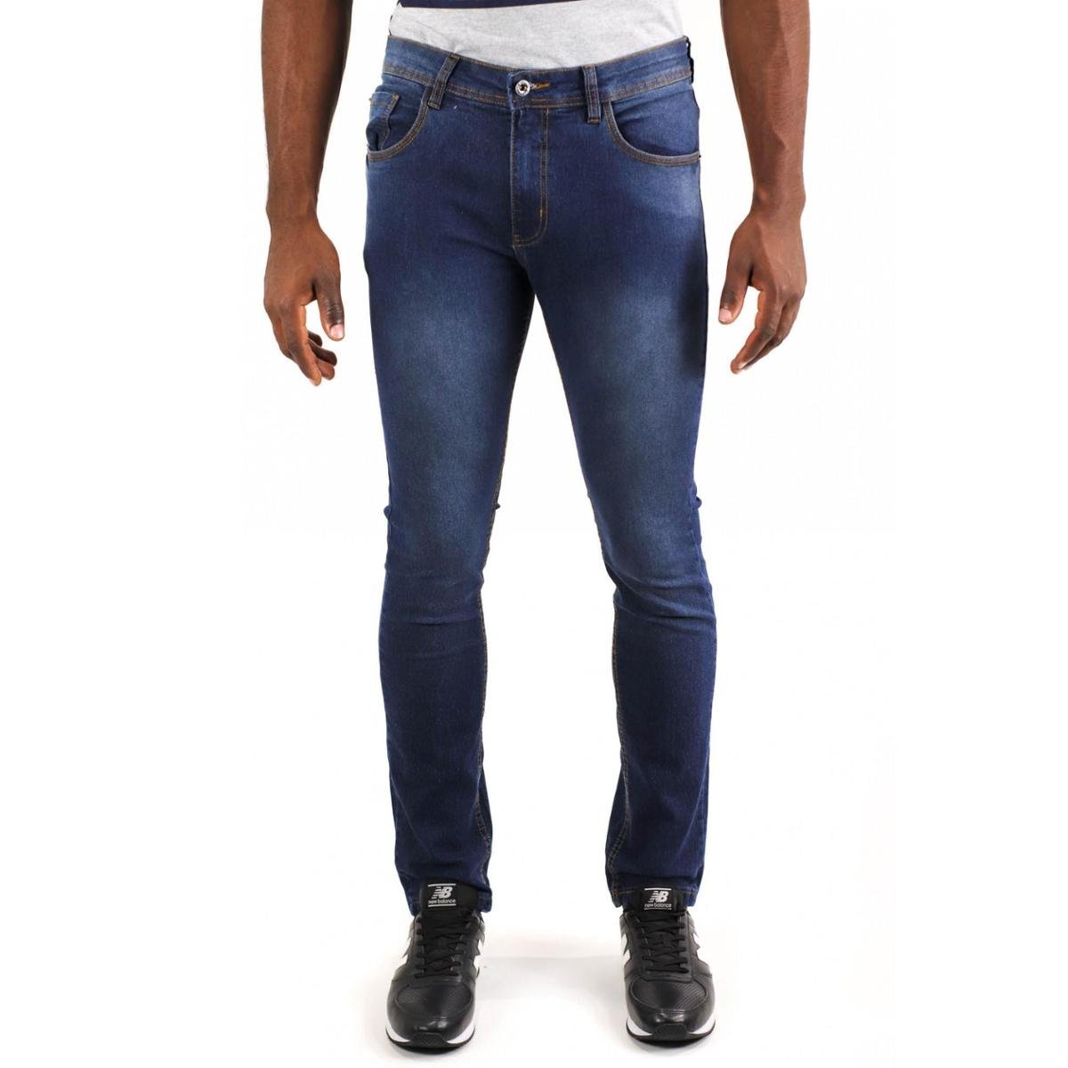 Calça Jeans Masculina Lemier - Azul Menor preço em Calça Jeans Masculina Lemier - Azul