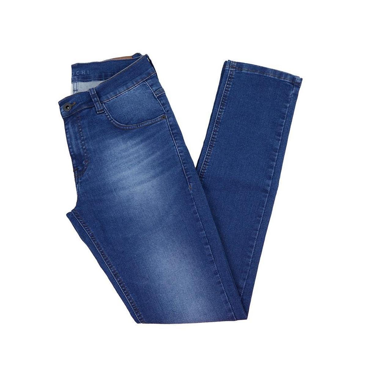 Calça Jeans Masculina Ogochi Concept Slim Azul - 002473 Menor preço em Calça Jeans Masculina Ogochi Concept Slim Azul - 002473