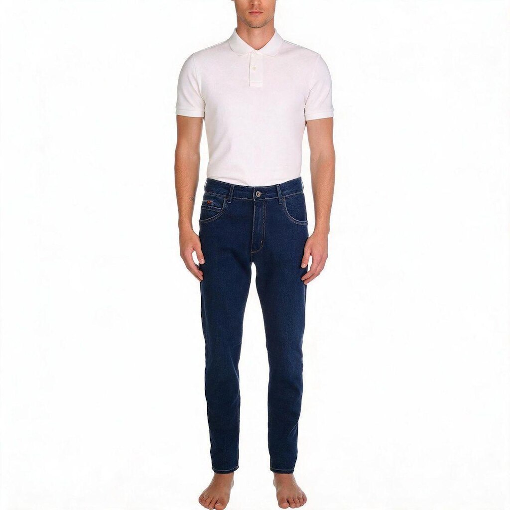 Calça Jeans Masculina Sallo Slim Fit Azul 0011 - Jeans 44