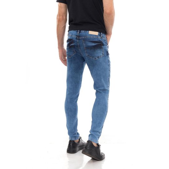 Calça jeans Masculina Skinny Estone Blue Premium - Azul