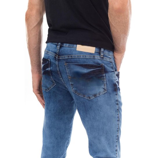Calça jeans Masculina Skinny Estone Blue Premium - Azul