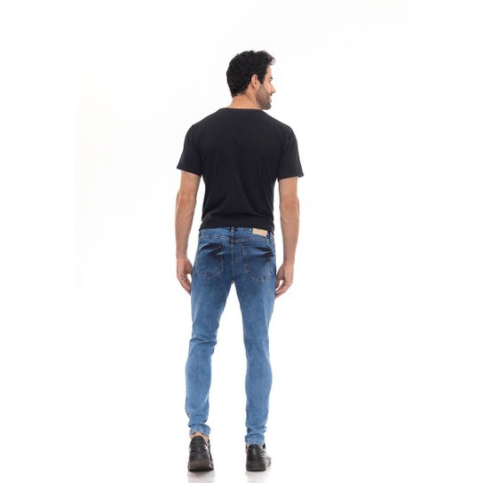 Calça jeans Masculina Skinny Estone Blue Premium - Azul