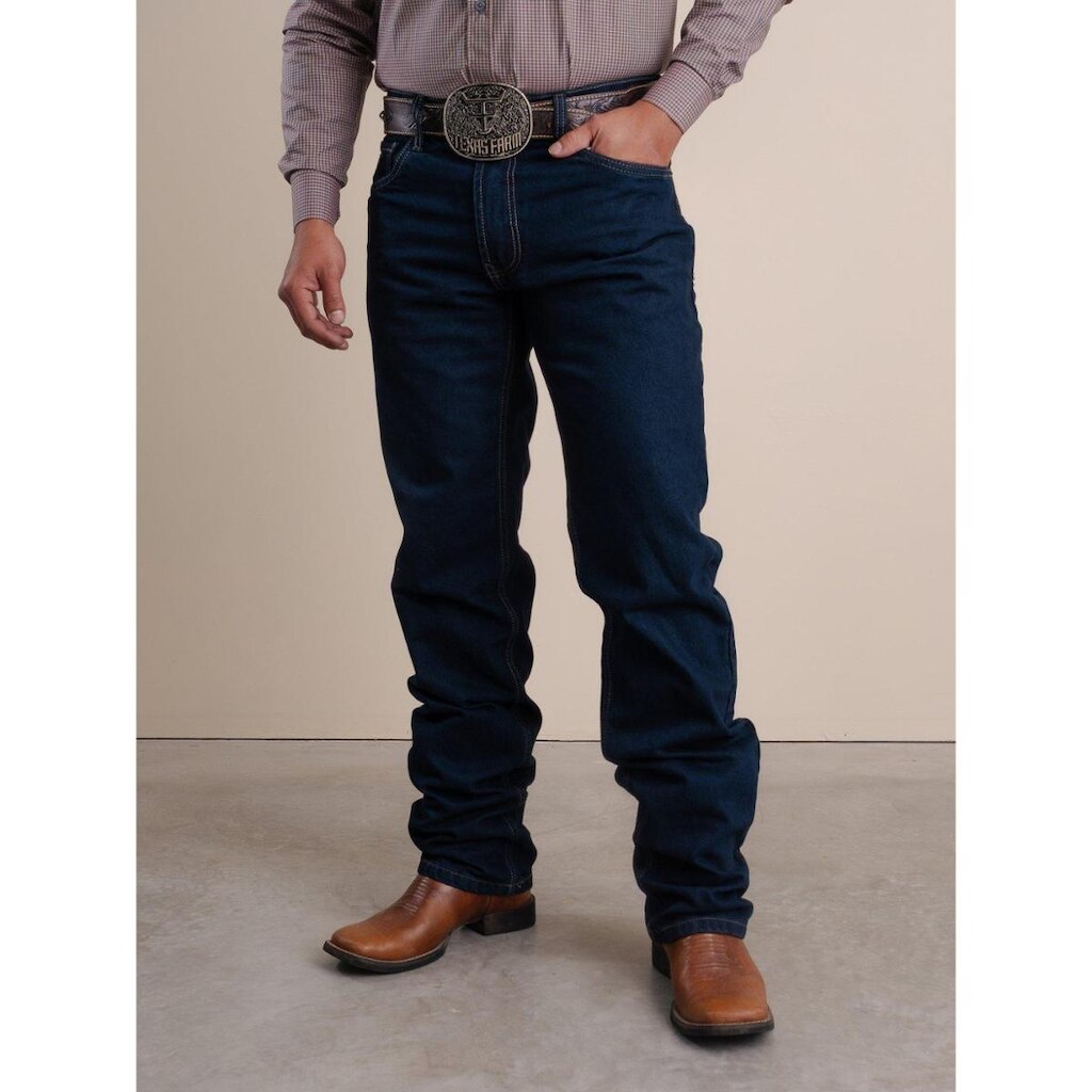 CALCA JEANS MASCULINA TEXAS FARM - STYLE SEVEN HARD 100% - PDM036 - JEANS