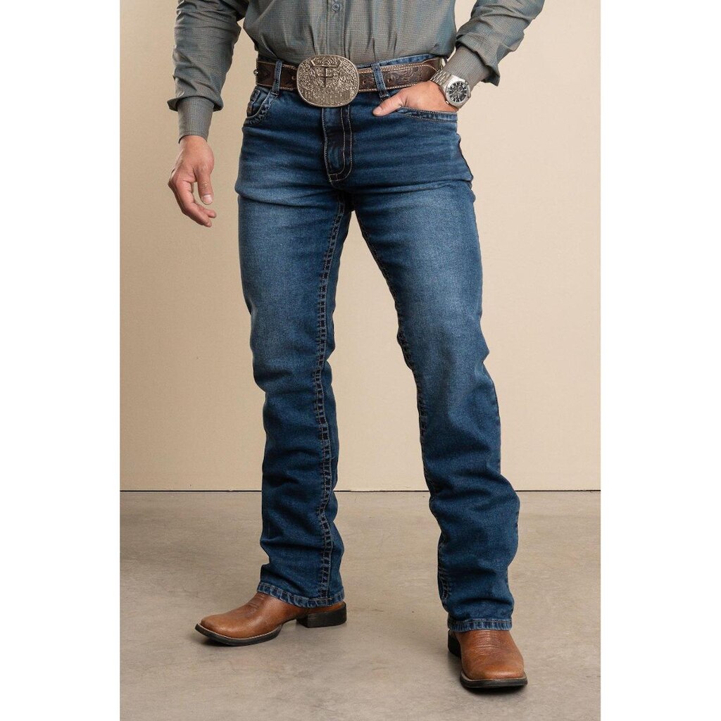 CALCA JEANS MASCULINA TEXAS FARM - WILD BLUE - PDM037