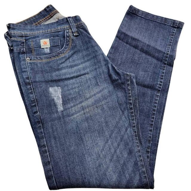 Calça Jeans Masculina Wolfgan Reta Azul Escuro