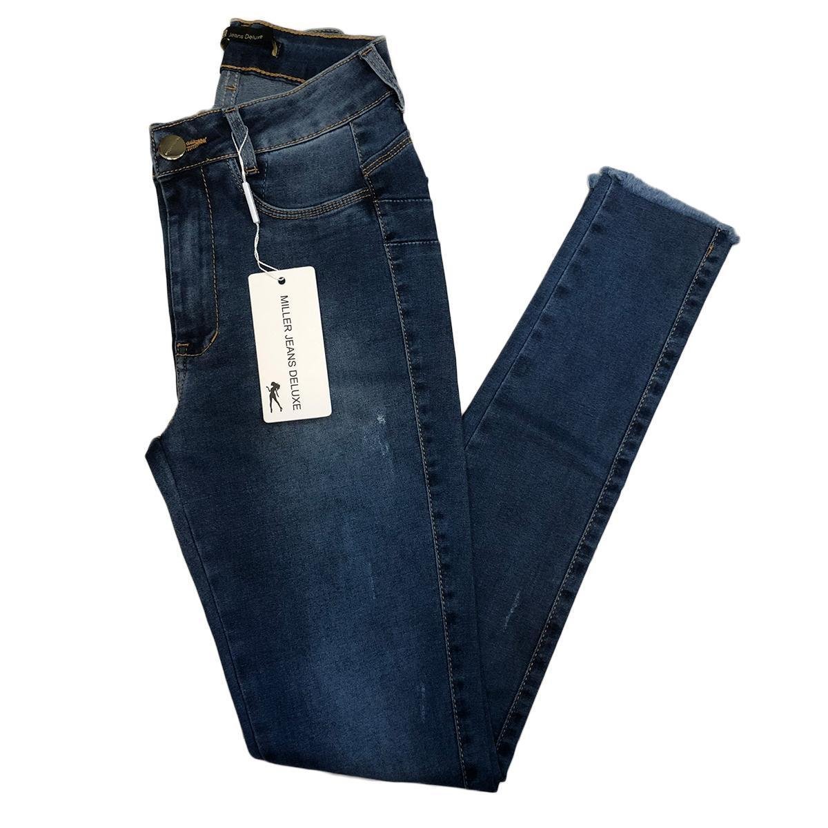 Calça Jeans Miller Deluxe Cintura Alta Barra Desfiada Zattini