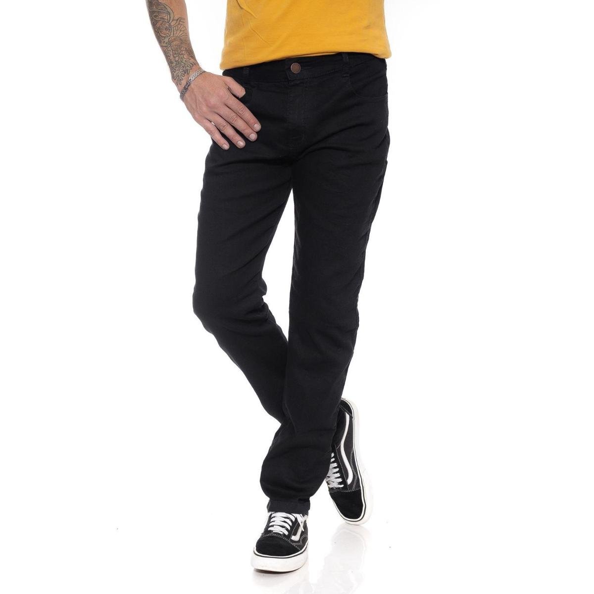 Calça Jeans Onix Skinny Comfort Premium Masculino - Preto Menor preço em Calça Jeans Onix Skinny Comfort Premium Masculino - Preto