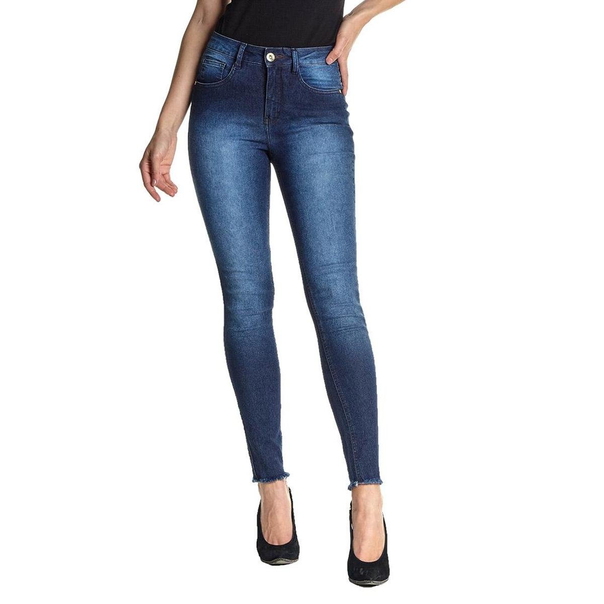 Calça Jeans Osmoze Mid Rise Z 206124179 Azul - Azul - 50 - Azul Menor preço em Calça Jeans Osmoze Mid Rise Z 206124179 Azul - Azul - 50 - Azul