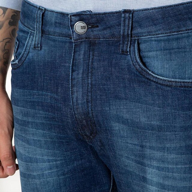 Calça Jeans Puído Used - Remo Fenut