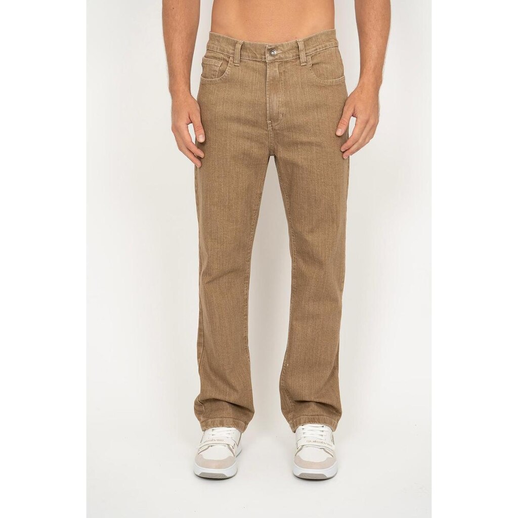 Calça Jeans Quiksilver Five Pockets Cáqui