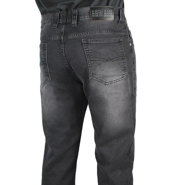 Calça Jeans R7jeans Masculina Modelo Tradicional Cintura Média Alta Lavagem + Used