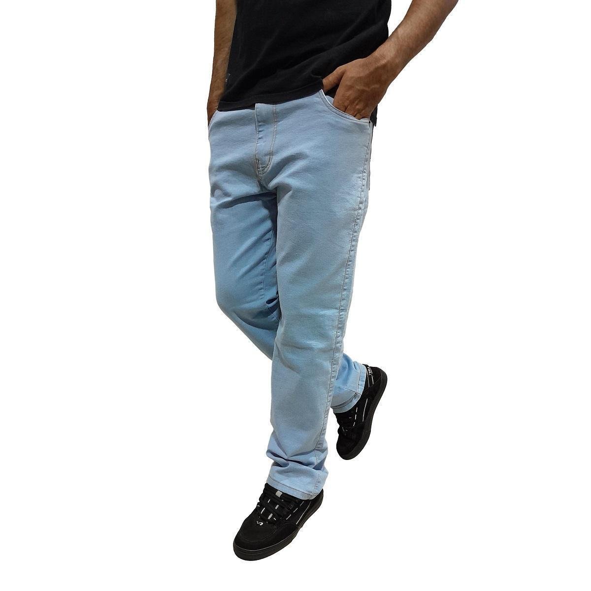 Calça Jeans Reta Masculina Straight Tradicional On Cross Menor preço em Calça Jeans Reta Masculina Straight Tradicional On Cross