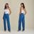 Calça jeans reta modeladora lycra Cris - Jeans