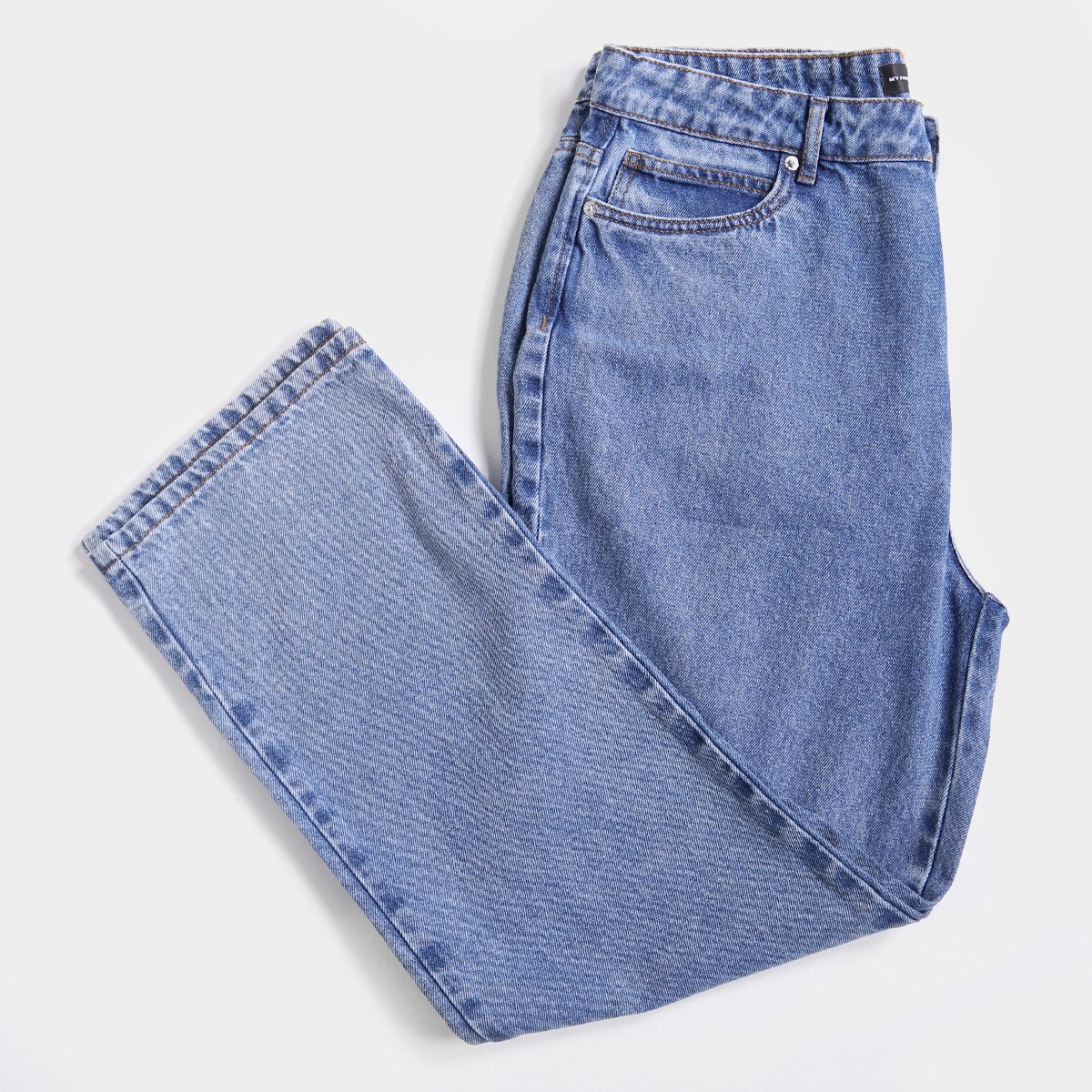 Calça Jeans Reta My Favorite Things Cintura Alta Feminina - Jeans Menor preço em Calça Jeans Reta My Favorite Things Cintura Alta Feminina - Jeans