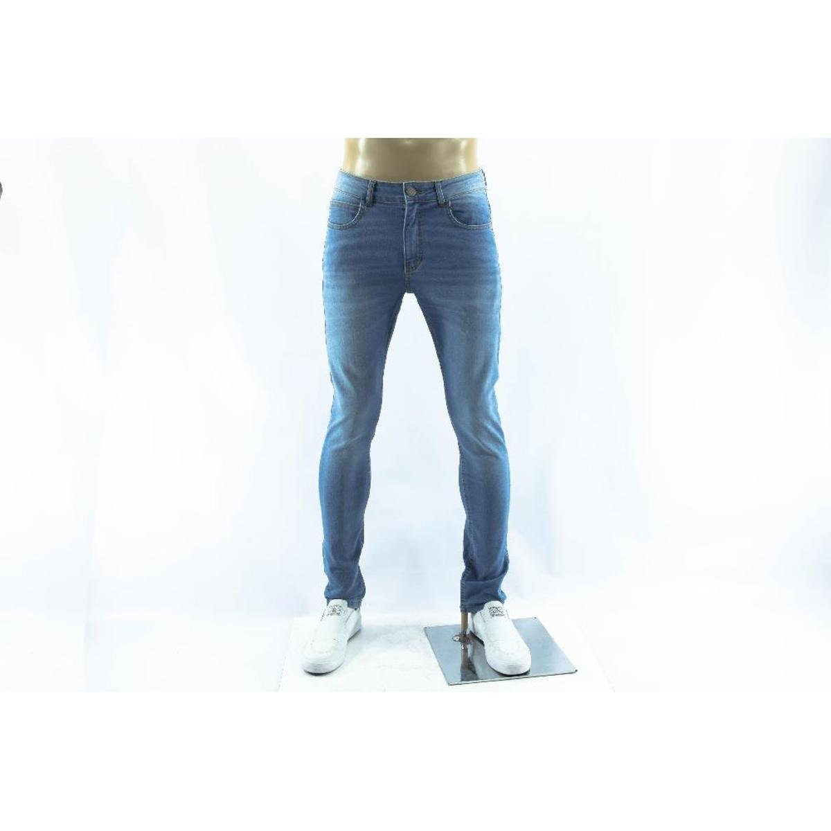 CALÇA JEANS ROCK & SODA AZUL CLARO - MASCULINO - Jeans Menor preço em CALÇA JEANS ROCK & SODA AZUL CLARO - MASCULINO - Jeans