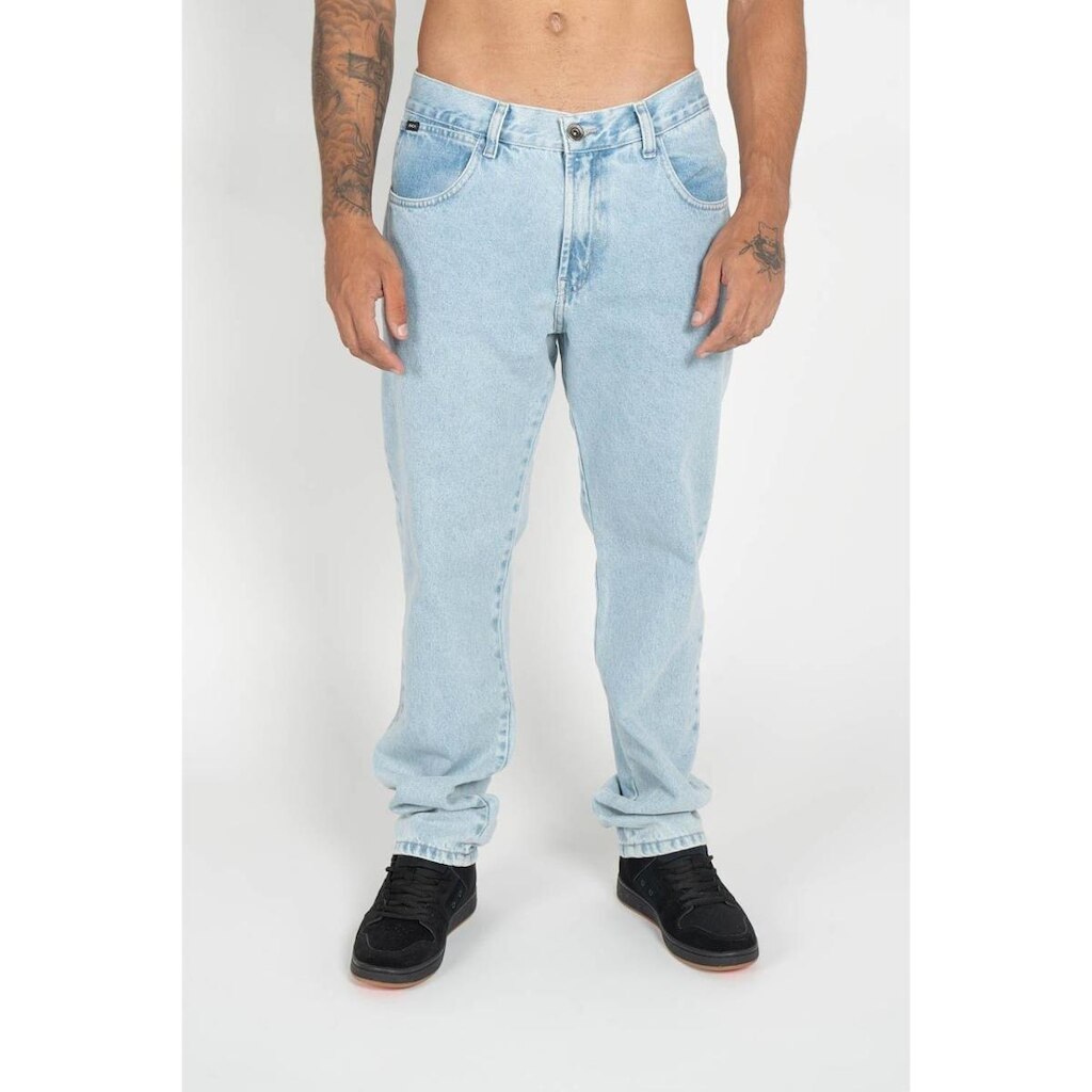 Calça Jeans Rvca Weekend Denin Light Blue Azul Claro-Azul Claro-40