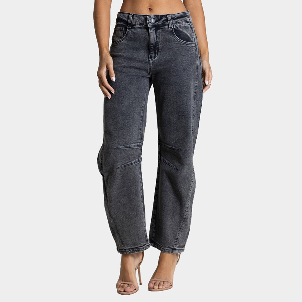 Calça Jeans Sawary Barrel Feminina