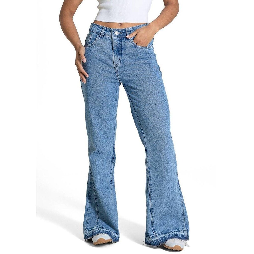 Calça Jeans Sawary Boot Cut Petit - 283436 - Azul claro 36