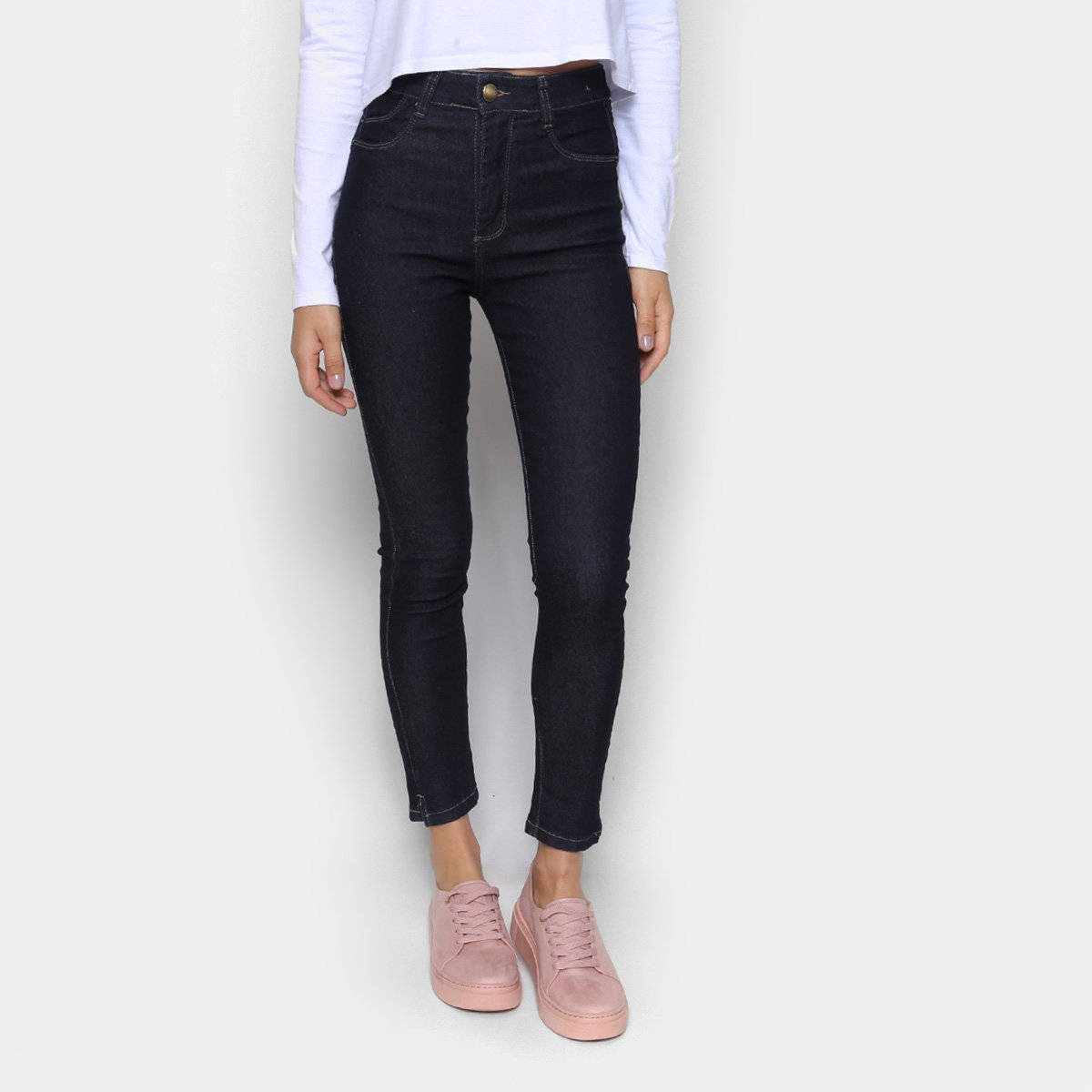 Calça Jeans Sawary Cintura Alta Feminina - Azul é ruim? Calça Jeans Sawary Cintura Alta Feminina - Azul é boa?
