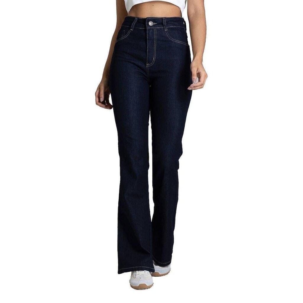 Calça Jeans Sawary Flare Petit - 284201 - Azul 38
