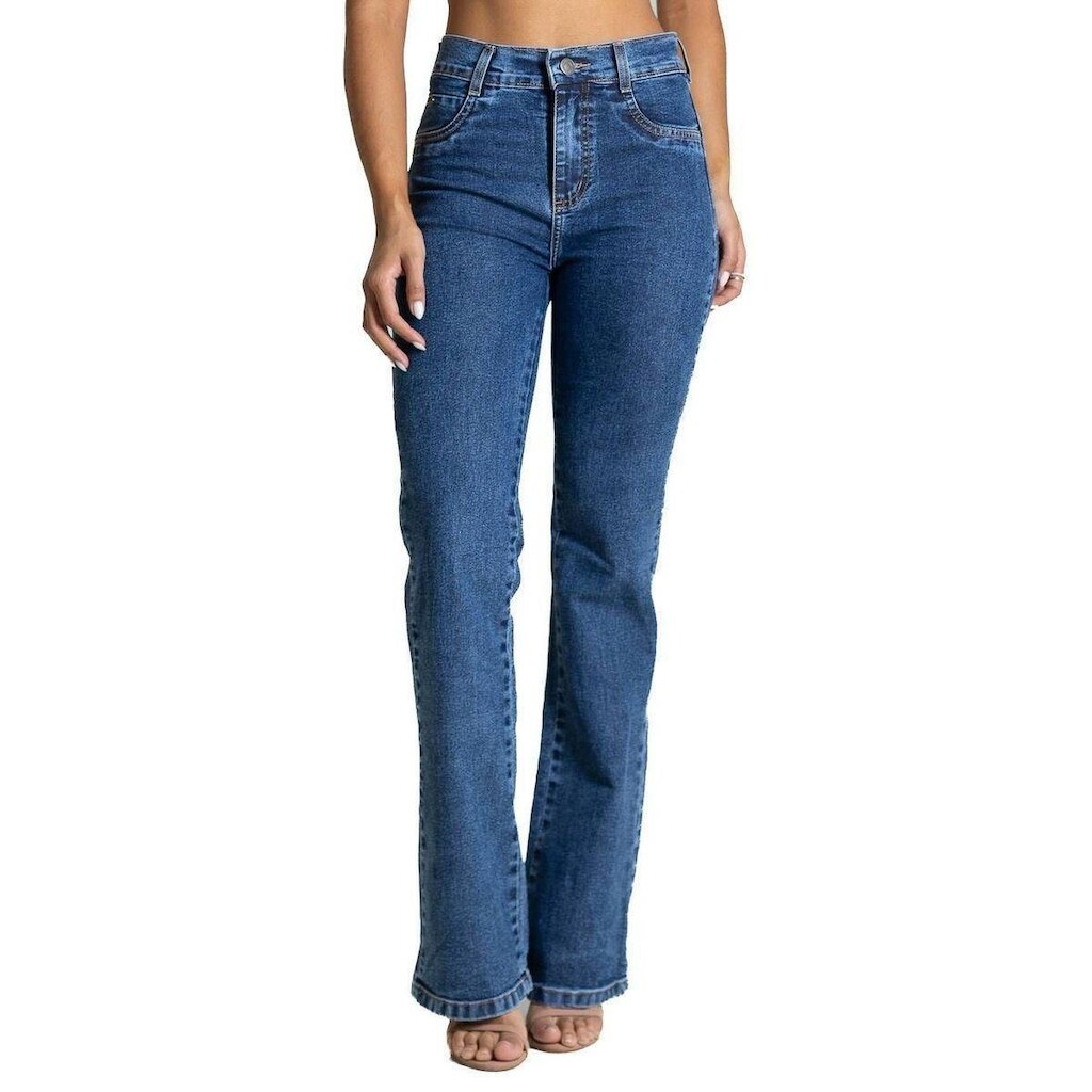 Calça Jeans Sawary Heart - 283995 - Azul médio escuro 46
