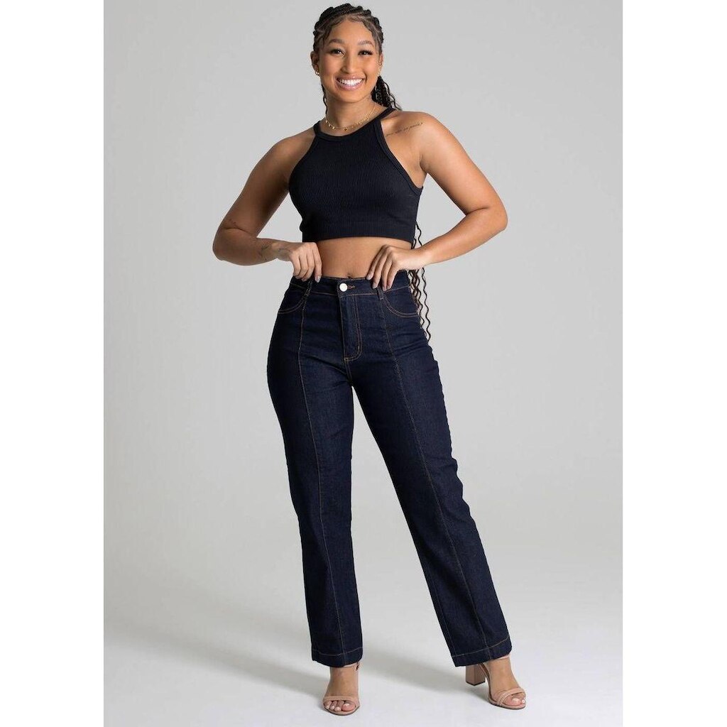 Calça Jeans Sawary Reta - 277472 - IND. 44