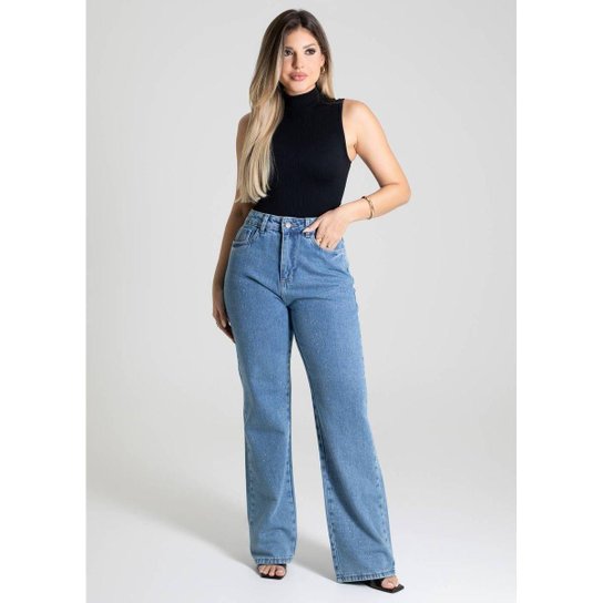 Calça Jeans Sawary Reta - 280489 - Azul 36
