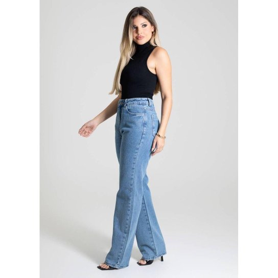 Calça Jeans Sawary Reta - 280489 - Azul 36