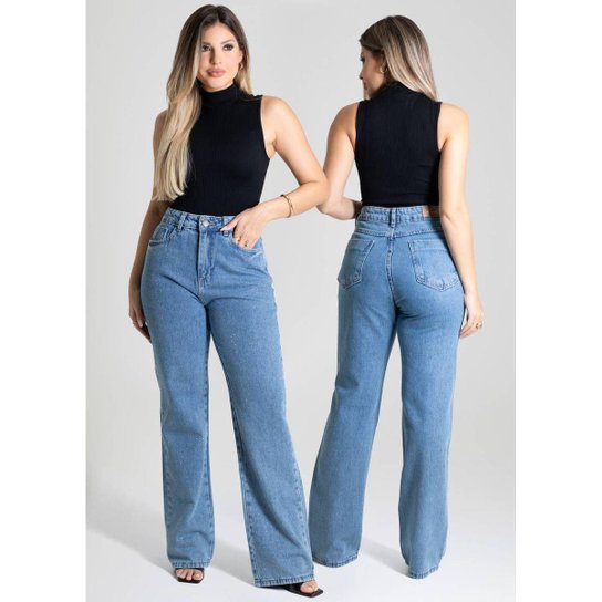 Calça Jeans Sawary Reta - 280489 - Azul 36