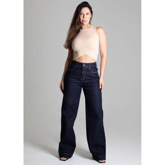 Calça Jeans Sawary Wide Leg - 276266 - IND. 44