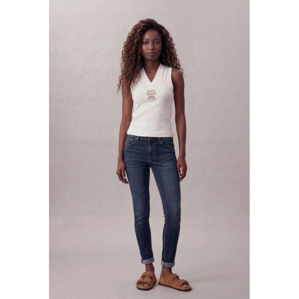 Calça Jeans Skinny 5 Pockets Com Control - Marinho