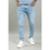 Calça Jeans Skinny Básica Lavagem Clara Masculina Dialogo - Azul
