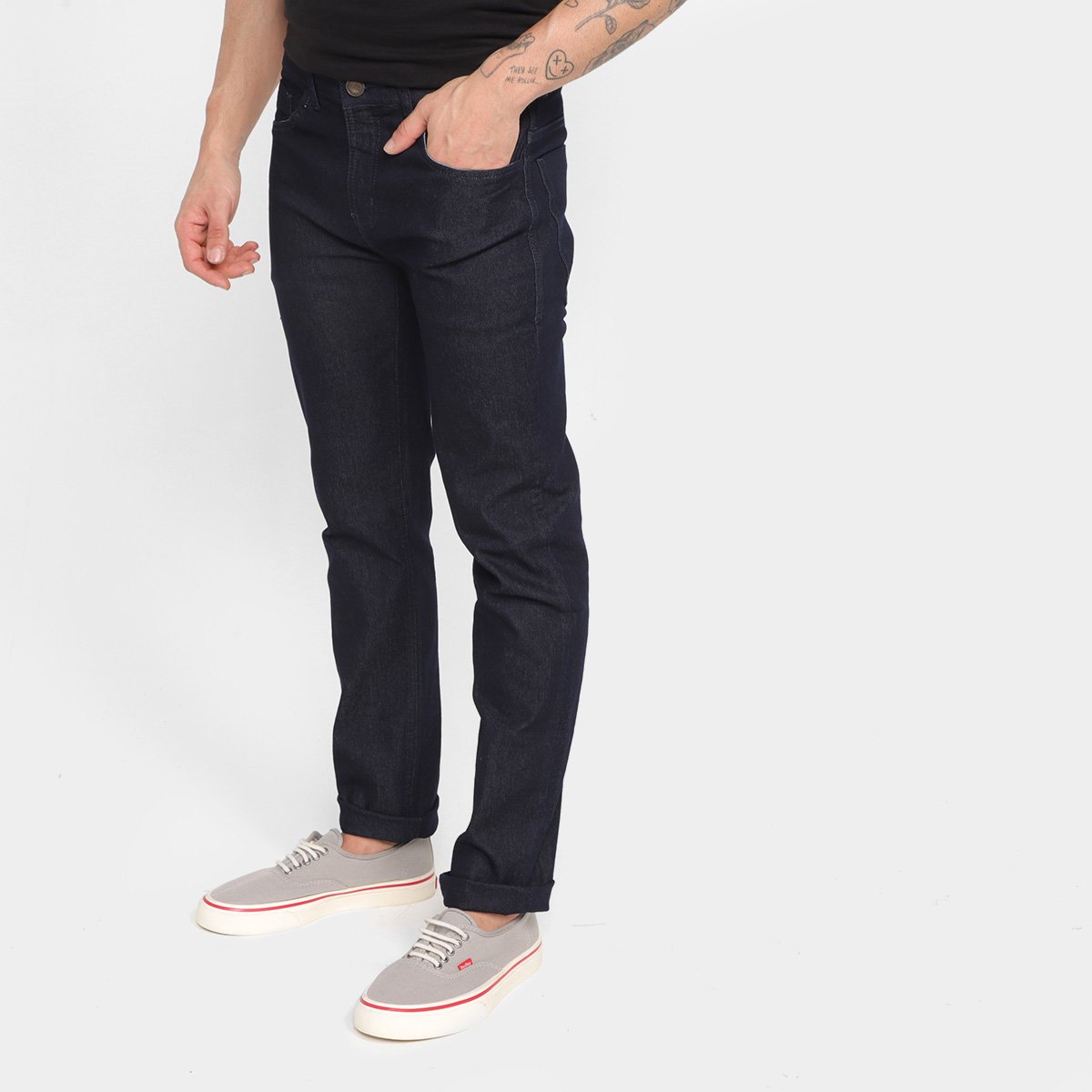 Calça Jeans Skinny Colcci Alex Masculina - Azul Menor preço em Calça Jeans Skinny Colcci Alex Masculina - Azul