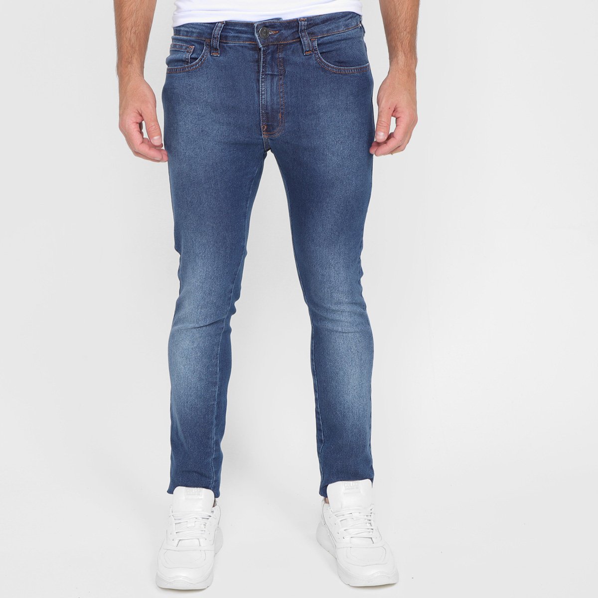 Calça Jeans Skinny Colcci Estonada Felipe Masculina - Azul é boa?