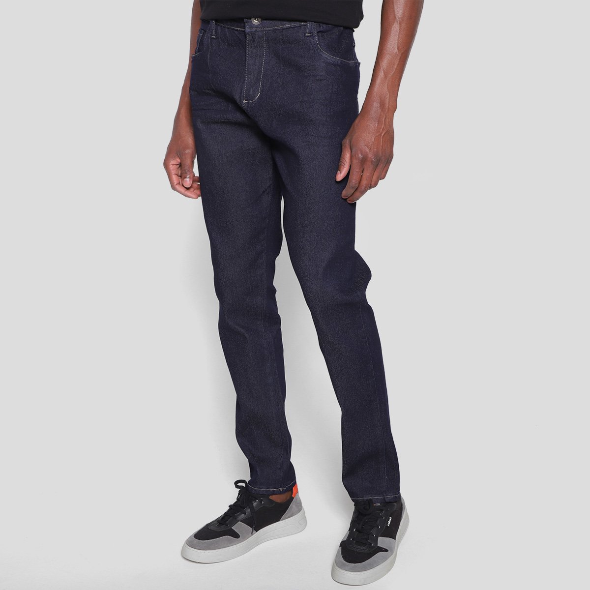 Calça Jeans Skinny Evidence Masculina - Azul Escuro Menor preço em Calça Jeans Skinny Evidence Masculina - Azul Escuro