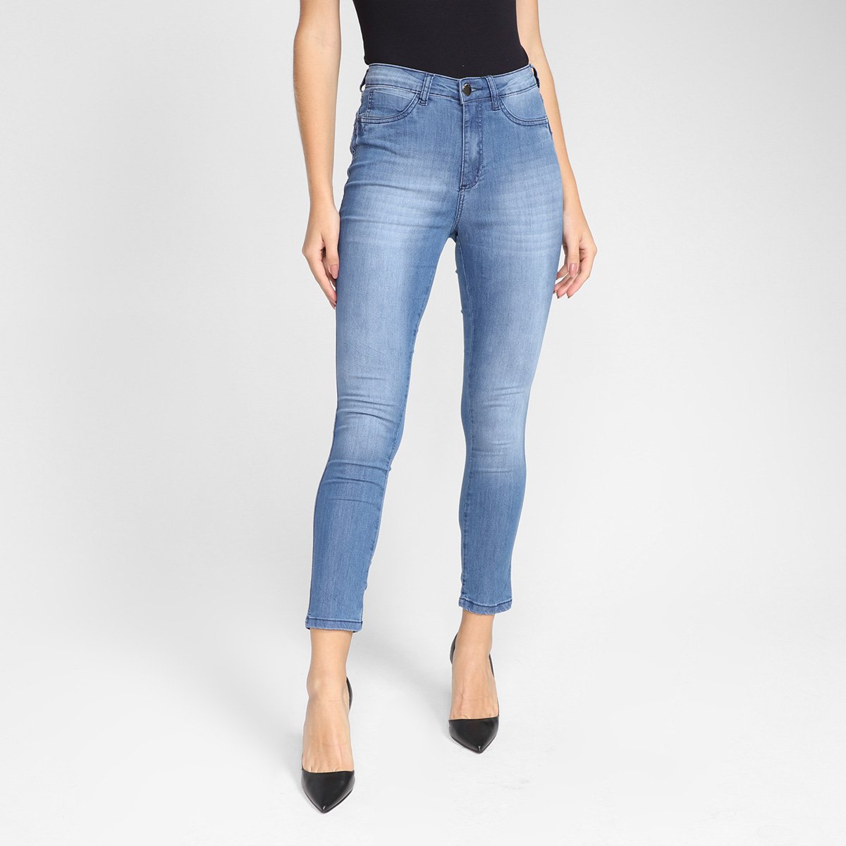 Calça Jeans Skinny Exco Estonada Feminina - Azul é ruim? Calça Jeans Skinny Exco Estonada Feminina - Azul é boa?
