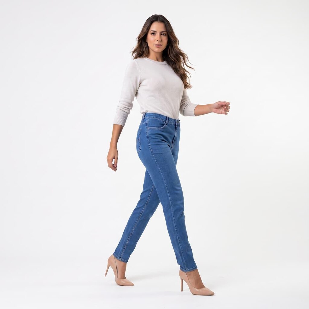 Calça Jeans Skinny Feminina Ouzzare ZZ81075
