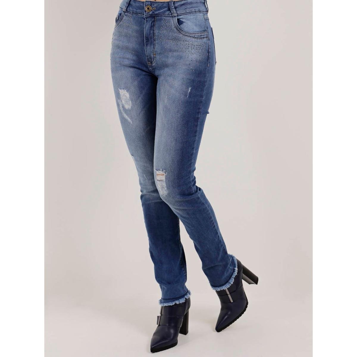 calça jeans esquine feminina