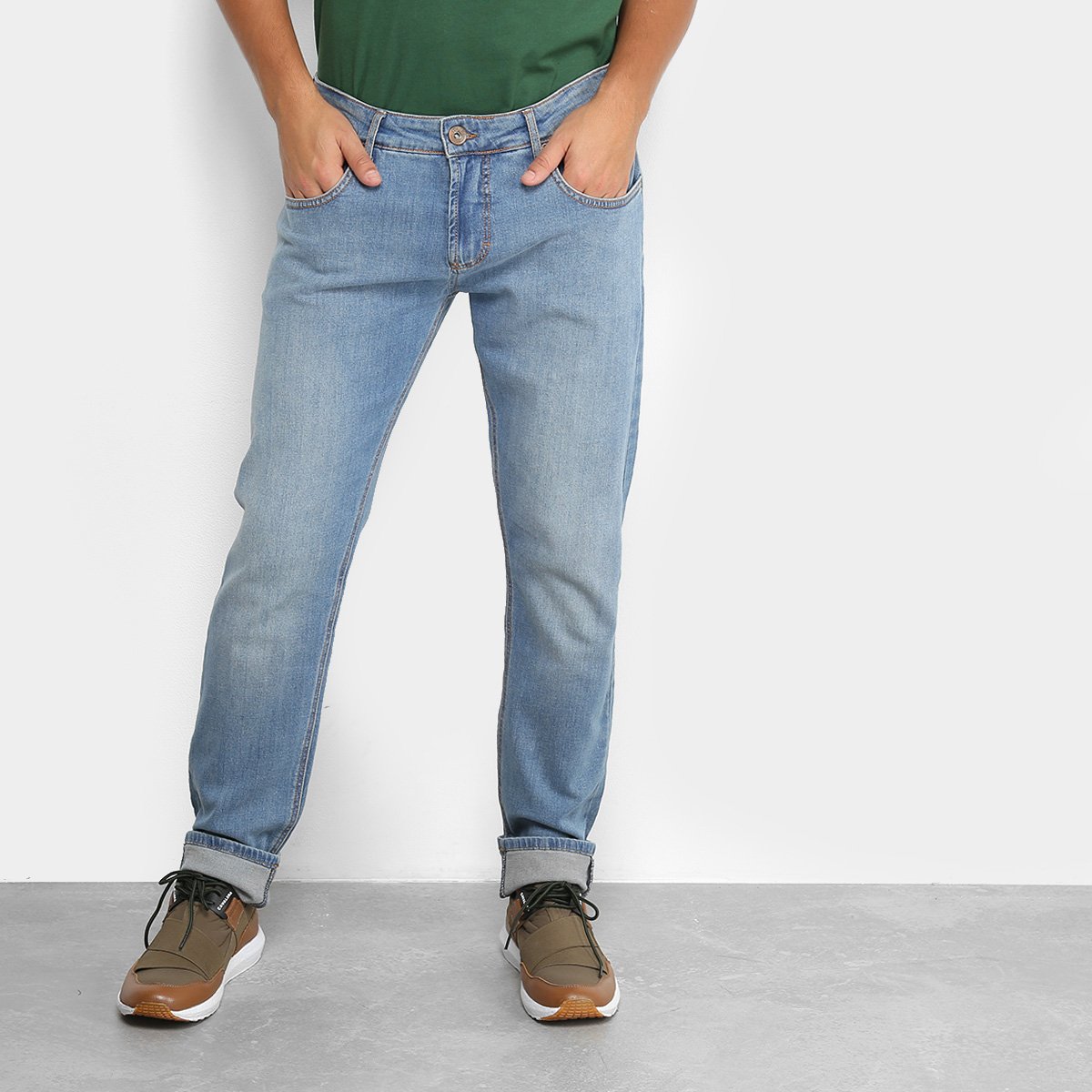 Calça Jeans Skinny Forum Igor Estonada Masculina - Azul Menor preço em Calça Jeans Skinny Forum Igor Estonada Masculina - Azul