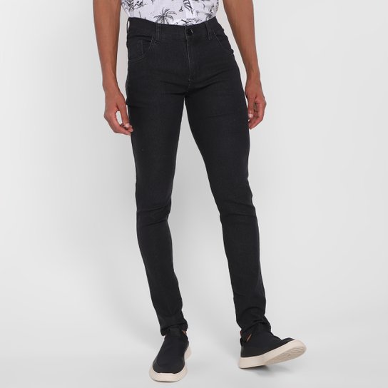 Calça Jeans Skinny Grifle Lisa Masculina - Preto