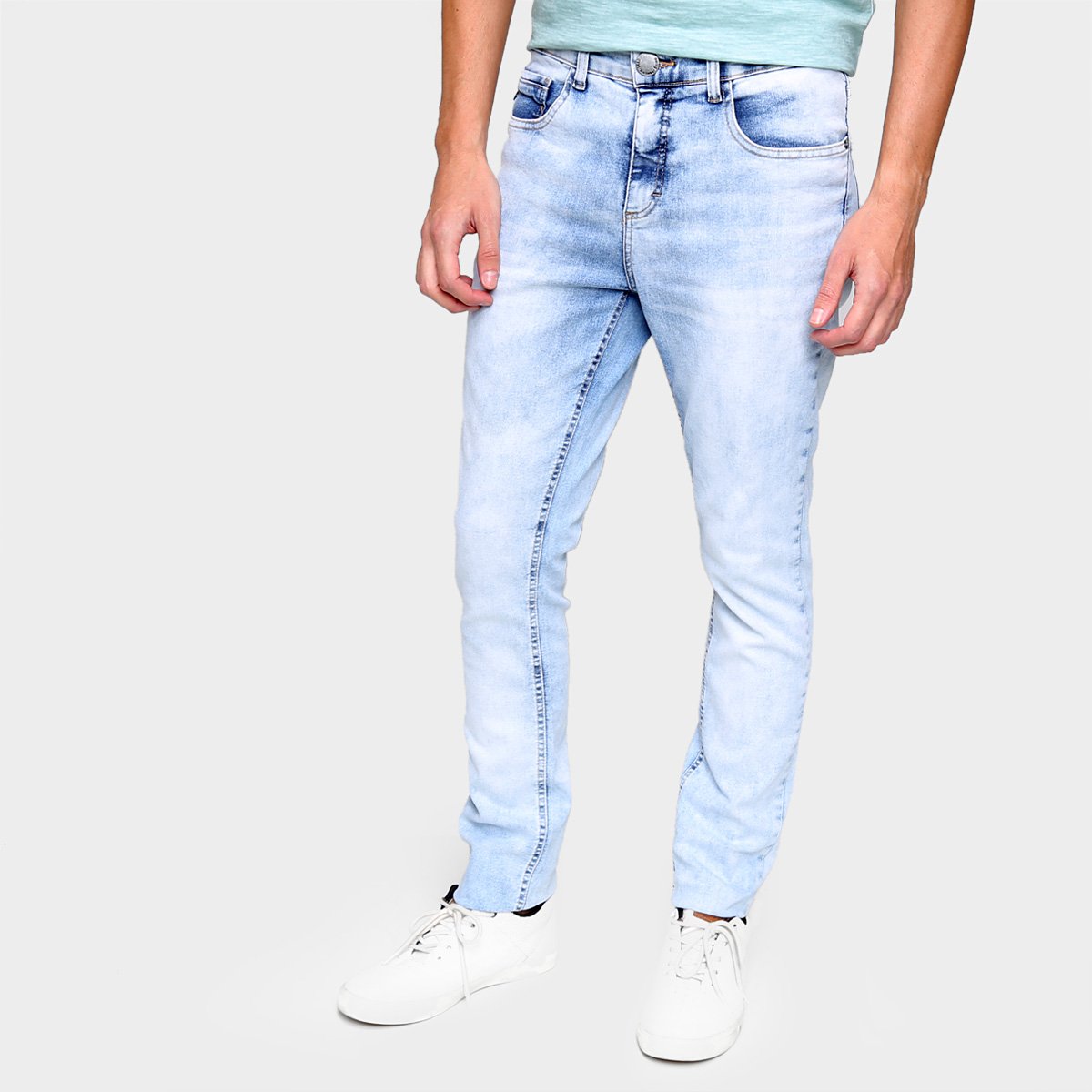 Calça Jeans Skinny Hering Estonada Masculina - Azul Claro é ruim? Calça Jeans Skinny Hering Estonada Masculina - Azul Claro é boa?