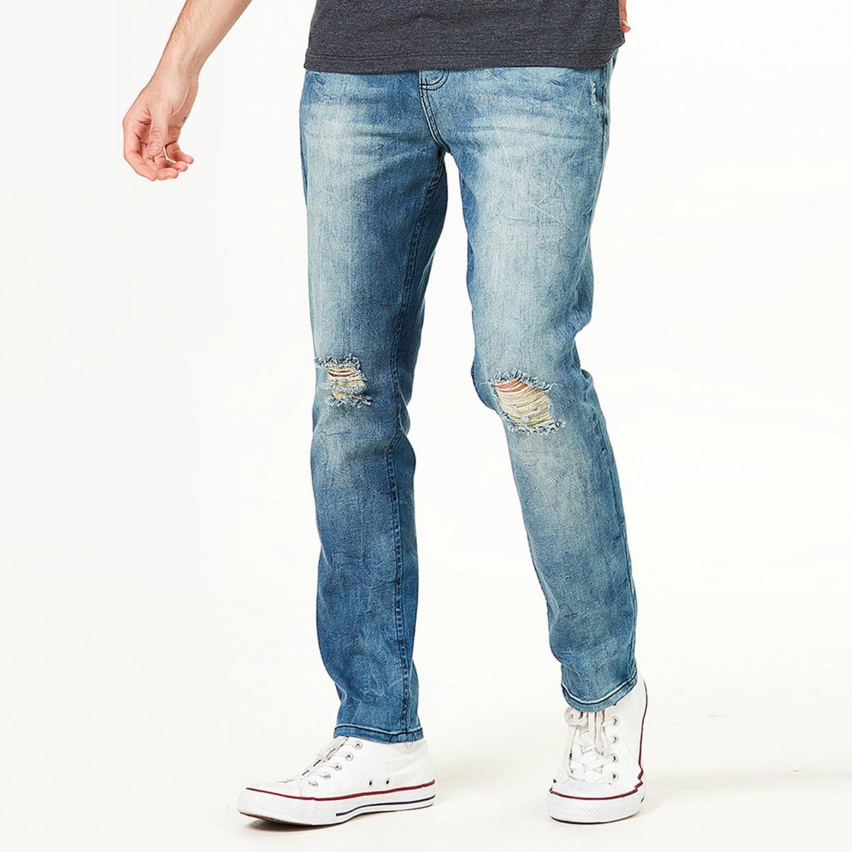 calça skinning masculina hering