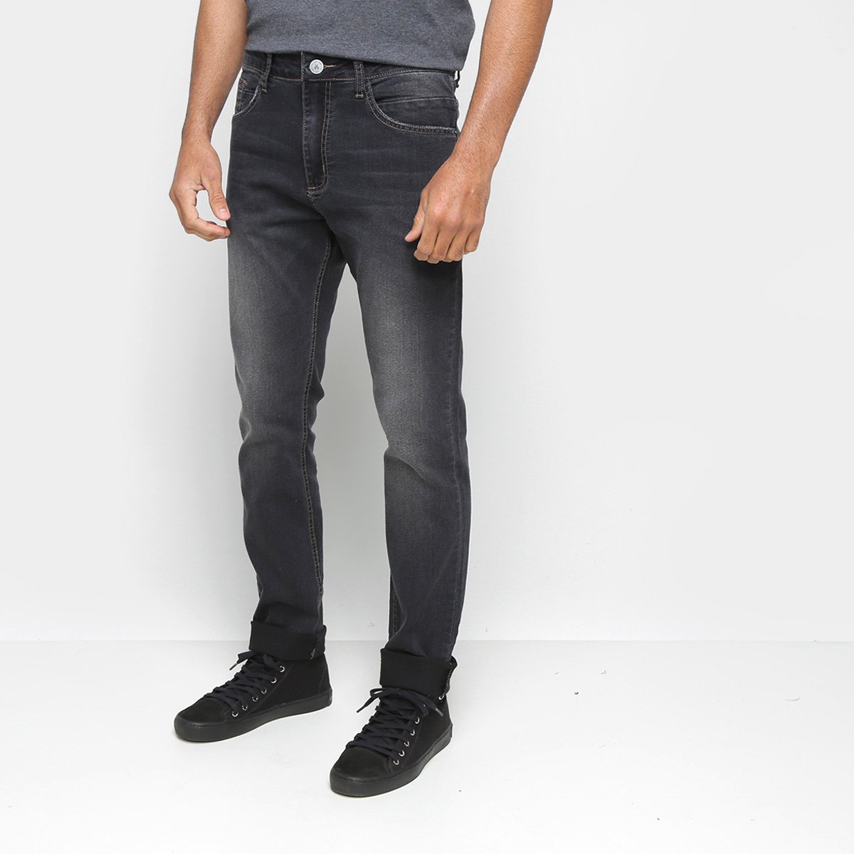 Calça Jeans Skinny John John Annecy Masculina - Azul Menor preço em Calça Jeans Skinny John John Annecy Masculina - Azul