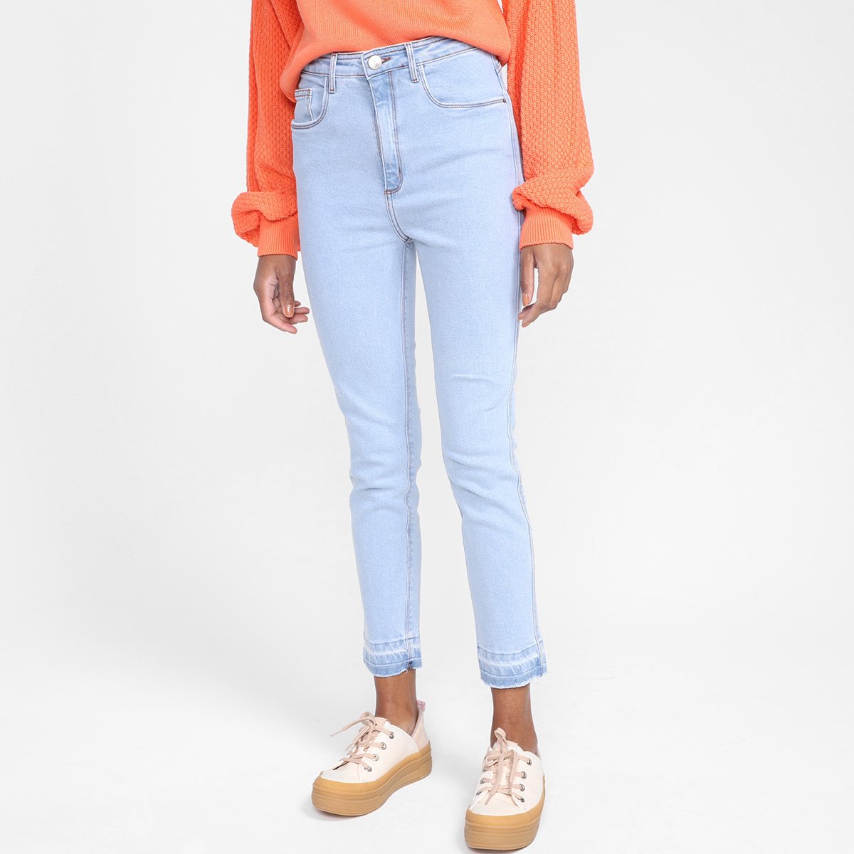 Calça Jeans Skinny My Favorite Things Estonada Feminina - Jeans Menor preço em Calça Jeans Skinny My Favorite Things Estonada Feminina - Jeans