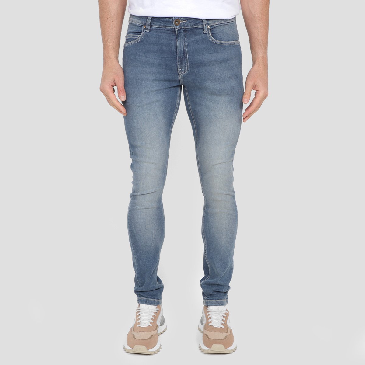 Calça Jeans Skinny Reserva Humaita Masculina - Azul Menor preço em Calça Jeans Skinny Reserva Humaita Masculina - Azul