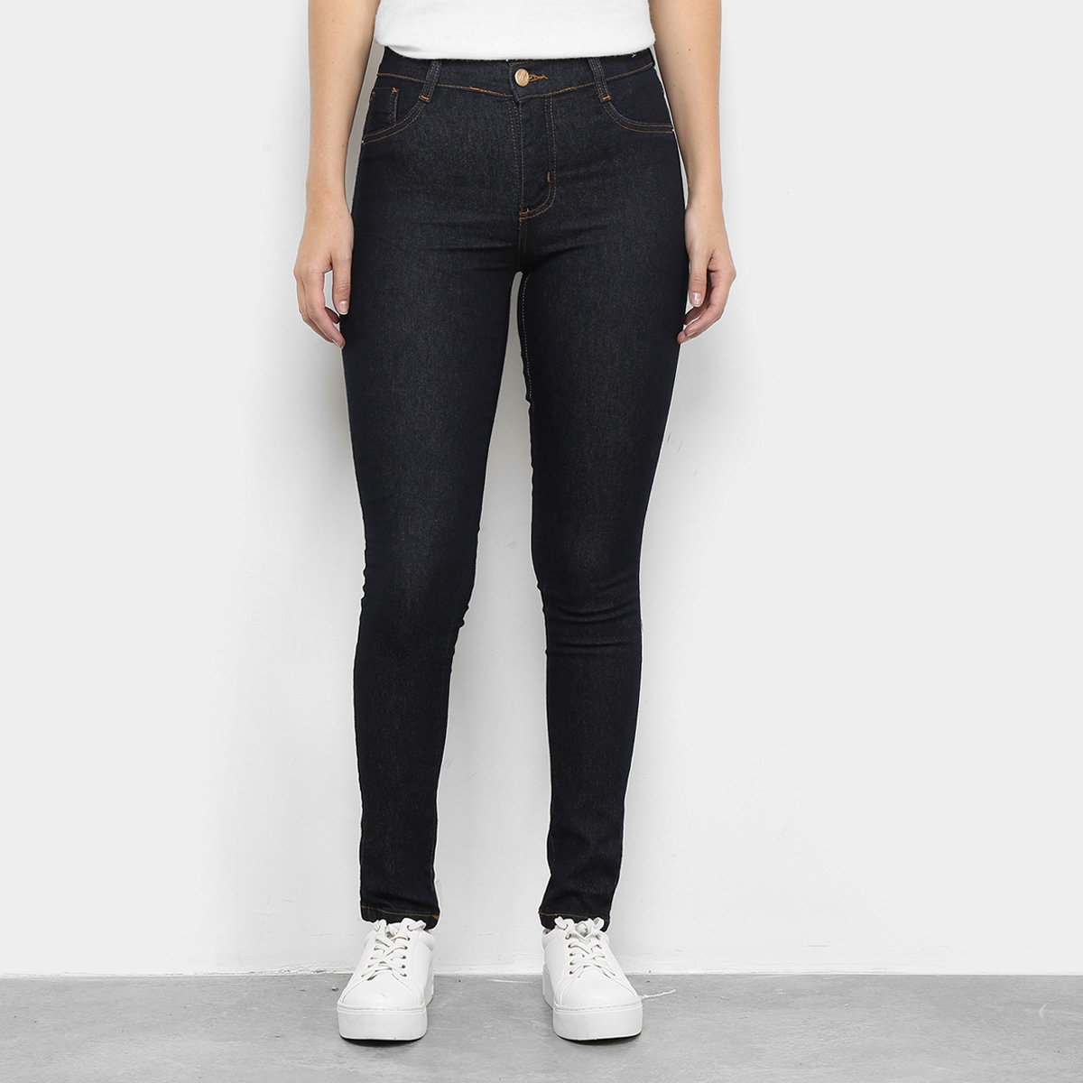Calça Jeans Skinny Sawary Lisa Cintura Média Feminina - Azul é ruim? Calça Jeans Skinny Sawary Lisa Cintura Média Feminina - Azul é boa?