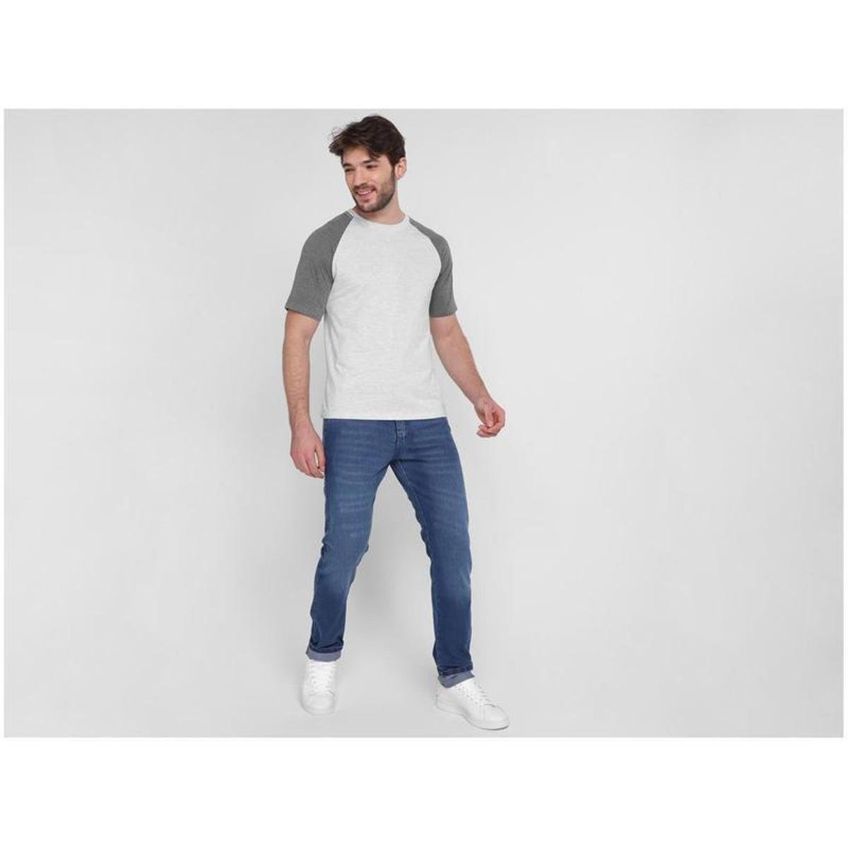 Calça Jeans Skinny Vista Básica - Azul Menor preço em Calça Jeans Skinny Vista Básica - Azul