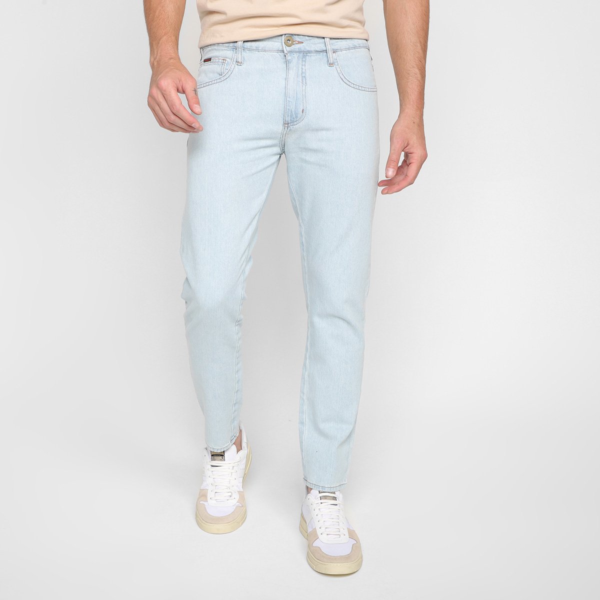 Calça Jeans Slim Forum Paul Slim Cropped Masculina - Marinho Menor preço em Calça Jeans Slim Forum Paul Slim Cropped Masculina - Marinho