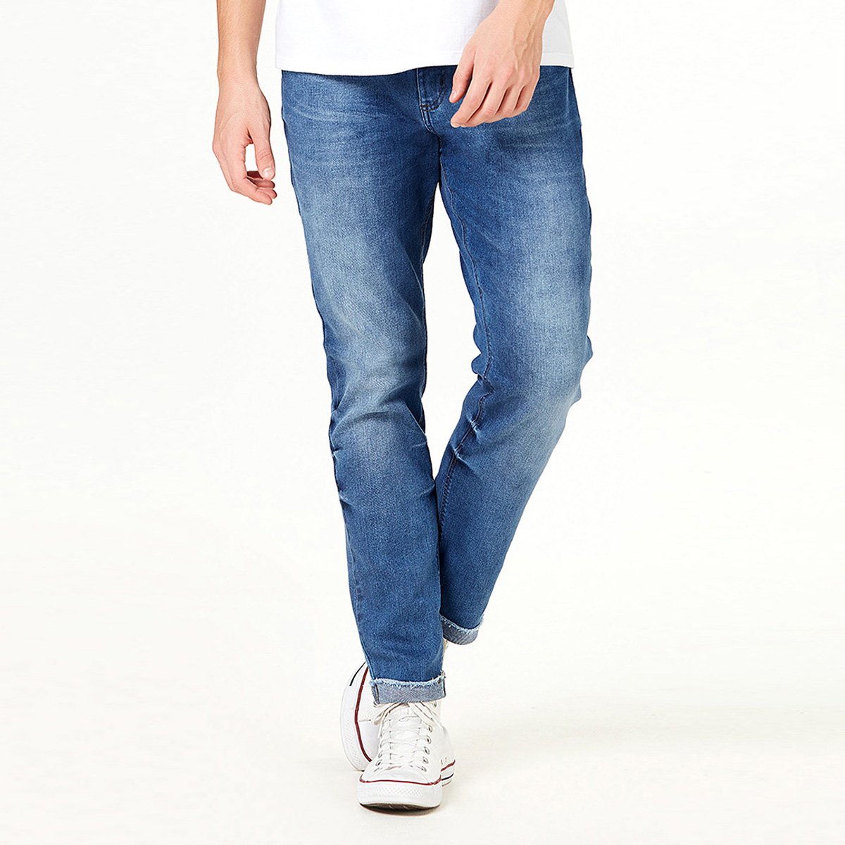 Calça Jeans Barra Calça Social Masculina Calça Jeans Slim Hering