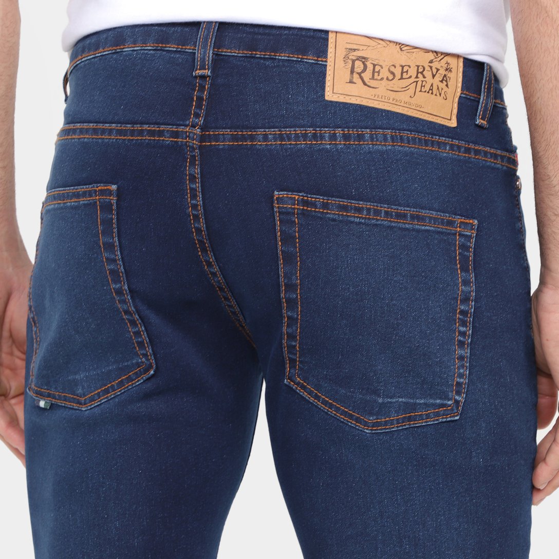Calça Jeans Slim Reserva Tijuca Masculina Azul Zattini